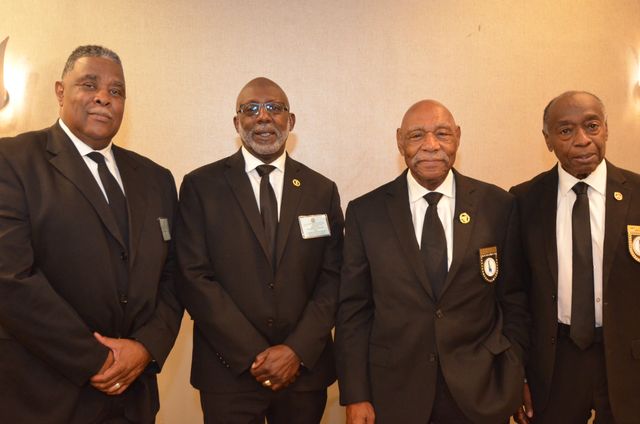 Delaware brethren at the Prince Hall Grand Lodge of New Jersey visitation