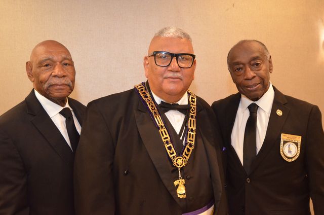 Delaware brethren at the Prince Hall Grand Lodge of New Jersey visitation