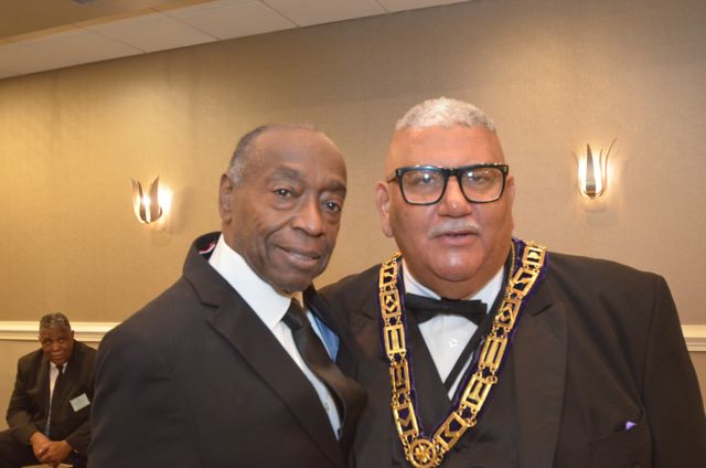 Delaware brethren at the Prince Hall Grand Lodge of New Jersey visitation