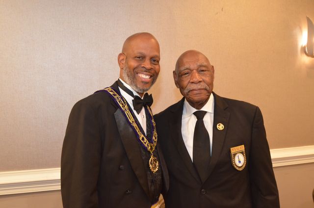 Delaware brethren at the Prince Hall Grand Lodge of New Jersey visitation