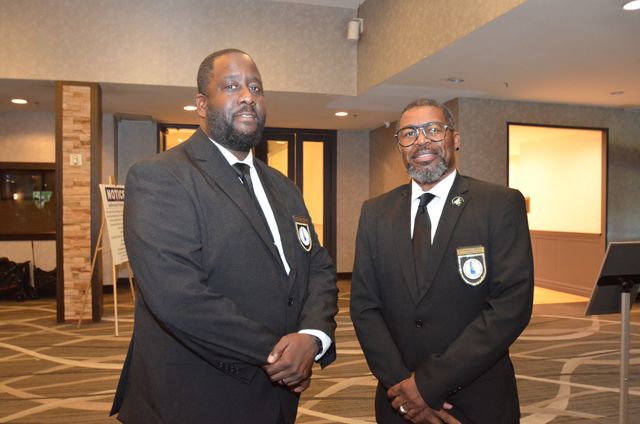 Delaware brethren at the Prince Hall Grand Lodge of New Jersey visitation