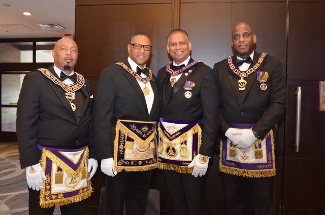 Delaware brethren at the Prince Hall Grand Lodge of New Jersey visitation