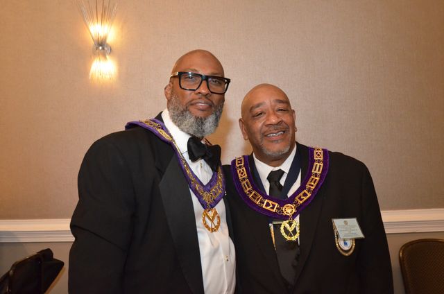Delaware brethren at the Prince Hall Grand Lodge of New Jersey visitation