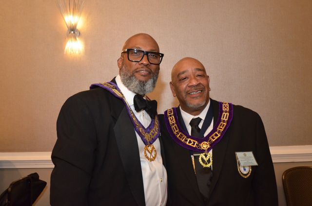 Delaware brethren at the Prince Hall Grand Lodge of New Jersey visitation