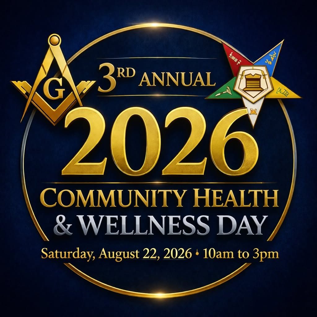 3rd Annual 2026 Community Health and Wellness Day flyer