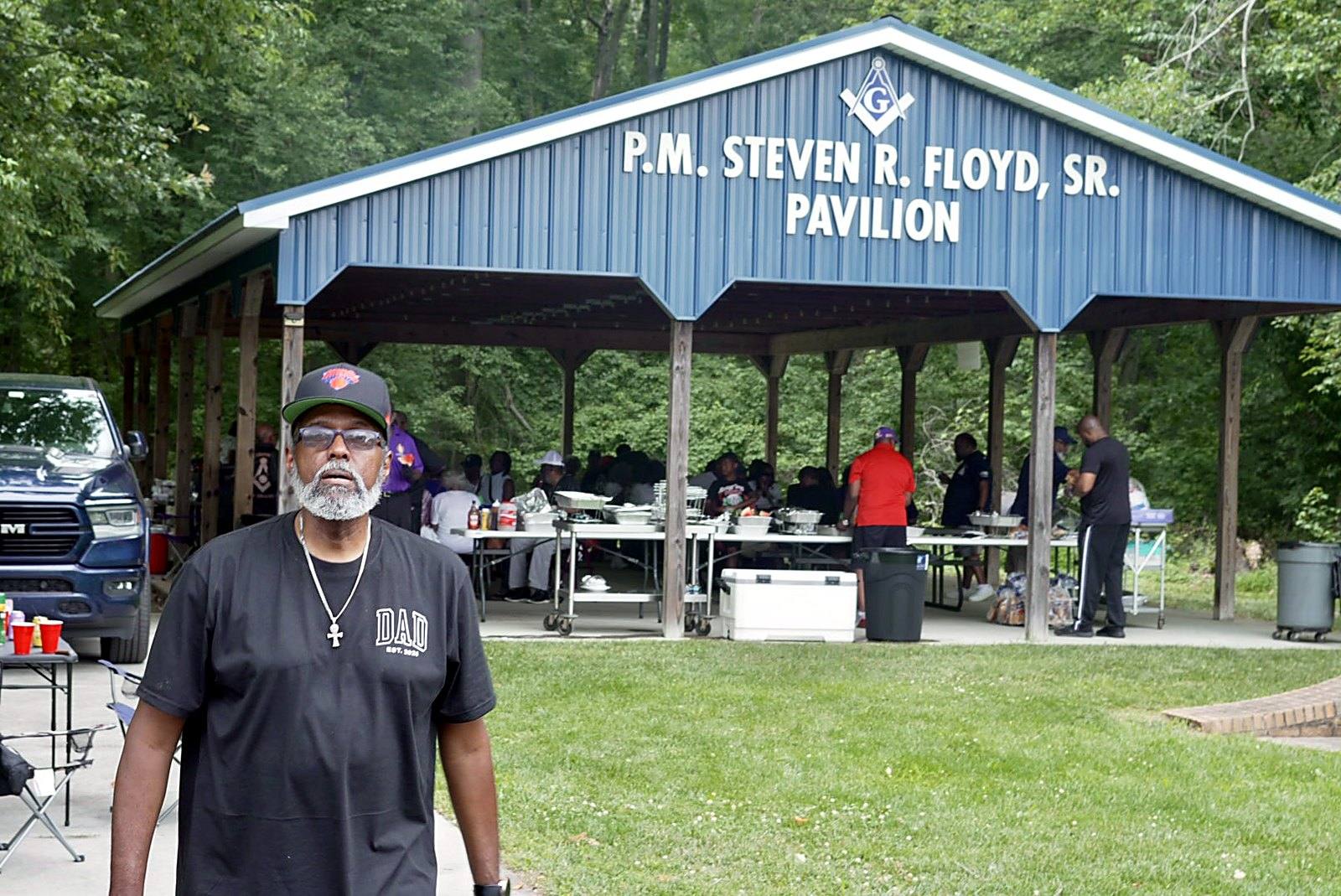 Sunday barbecue, the P.M. Steven K. Floyd Sr. Pavilion