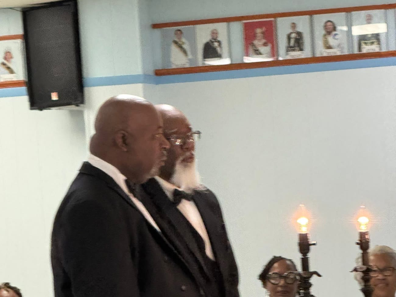A solemn moment of the Installation ceremony