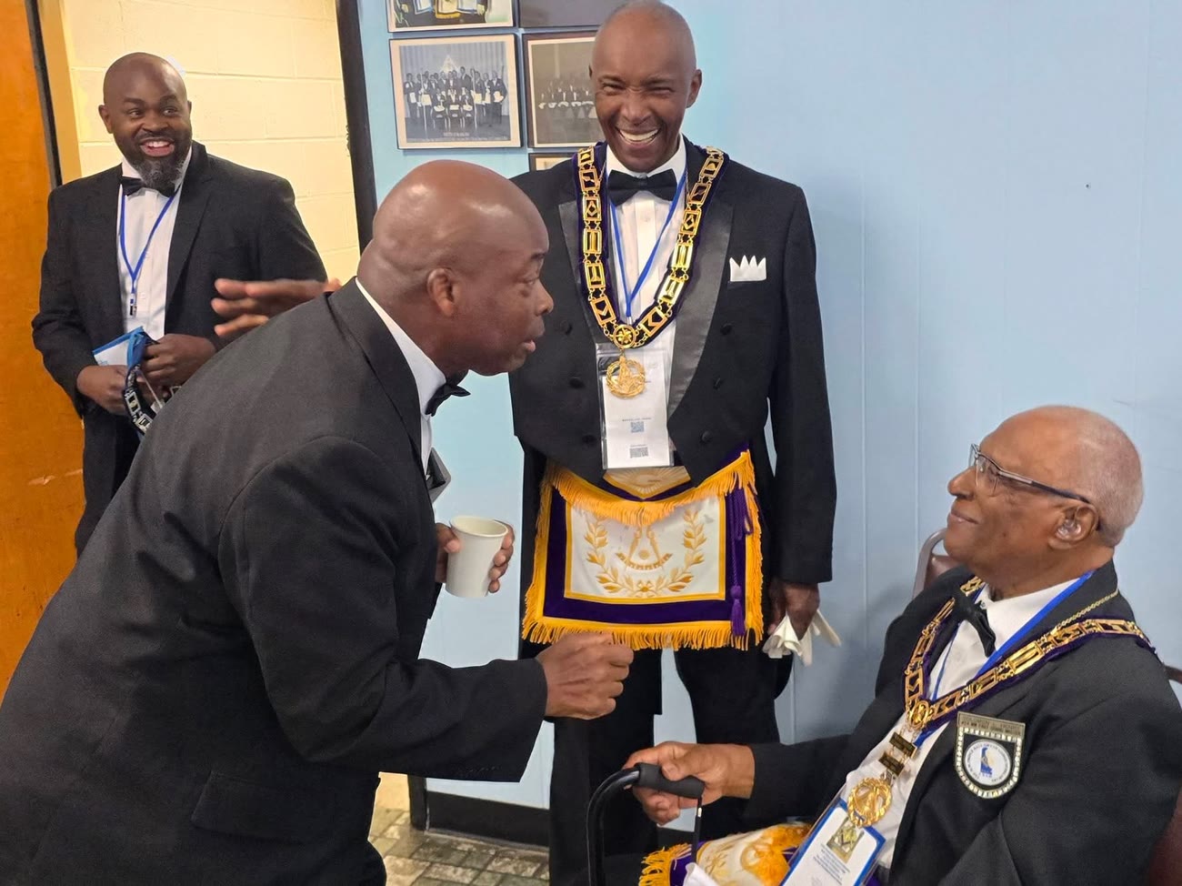 Brethren gather for the Installation