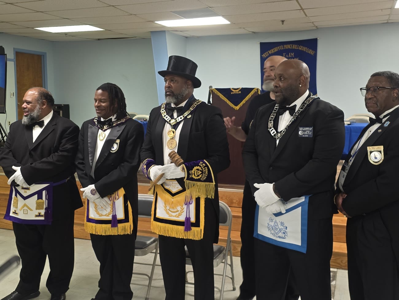 Officers, families, and guests