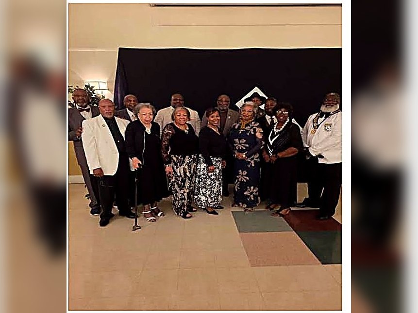 Members and guests at a lodge banquet