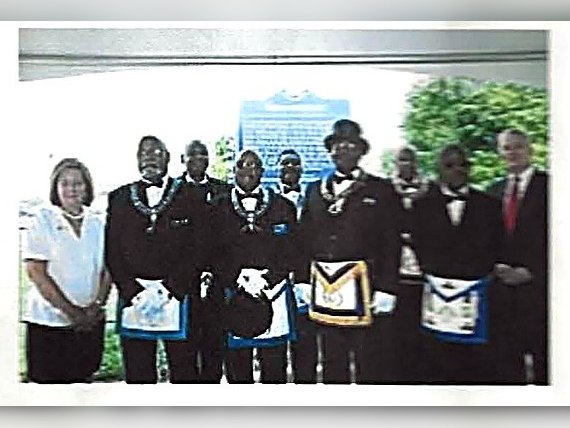 Members at the unveiling of the Delaware historic marker at Union Cemetery, Smyrna